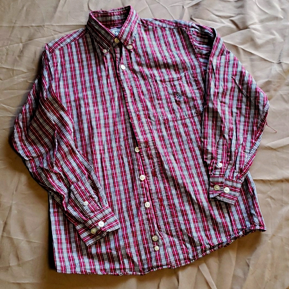 US POLO ASSN: child button-down dress shirt, S. A4.